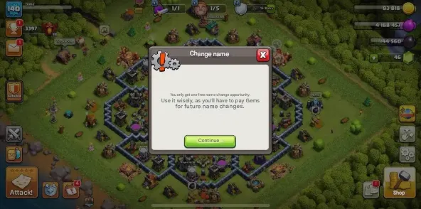 COC171 TH13 Nearly Max Heroes, 5 Builders, High Barracks, Free Name Change 